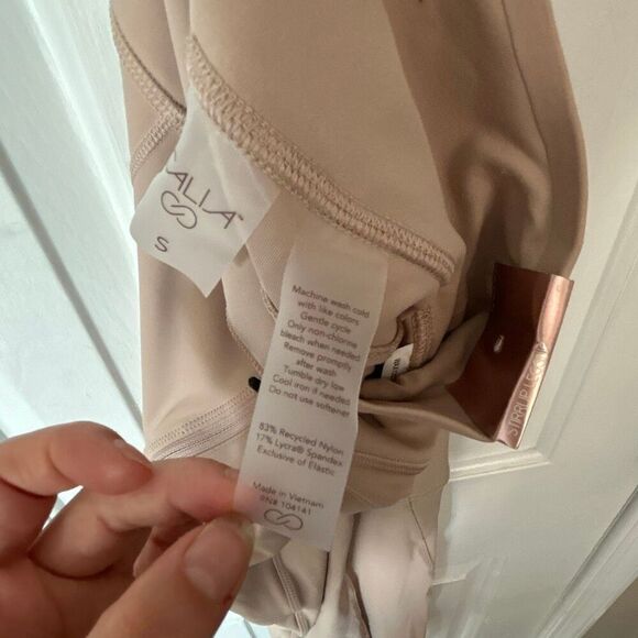 Calia Pants Women Small Beige Nude Sculpt Stirrup Leggings Workout Athleisure - Picture 7 of 7